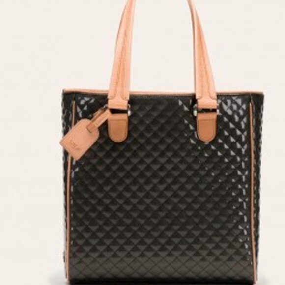 Consuela Smoke Quilted Tote - Picture 1 of 16